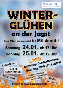 Plakat Wintergl�hen 2026 an der Jagst in M�ckm�hl